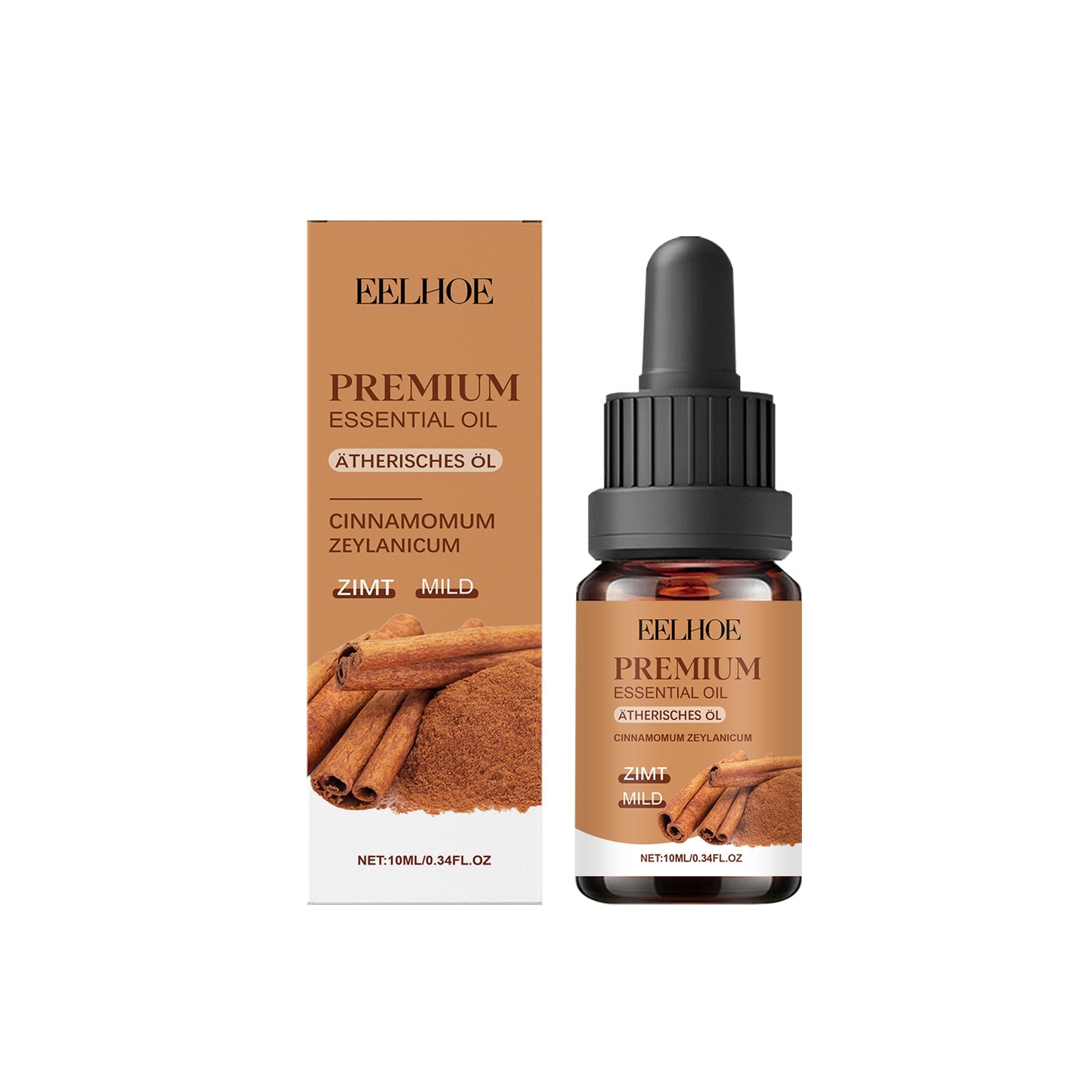 Cinnamon Body Care Essential Oil, Aromatherapy Moisturizer, Mood Booster ,10ml