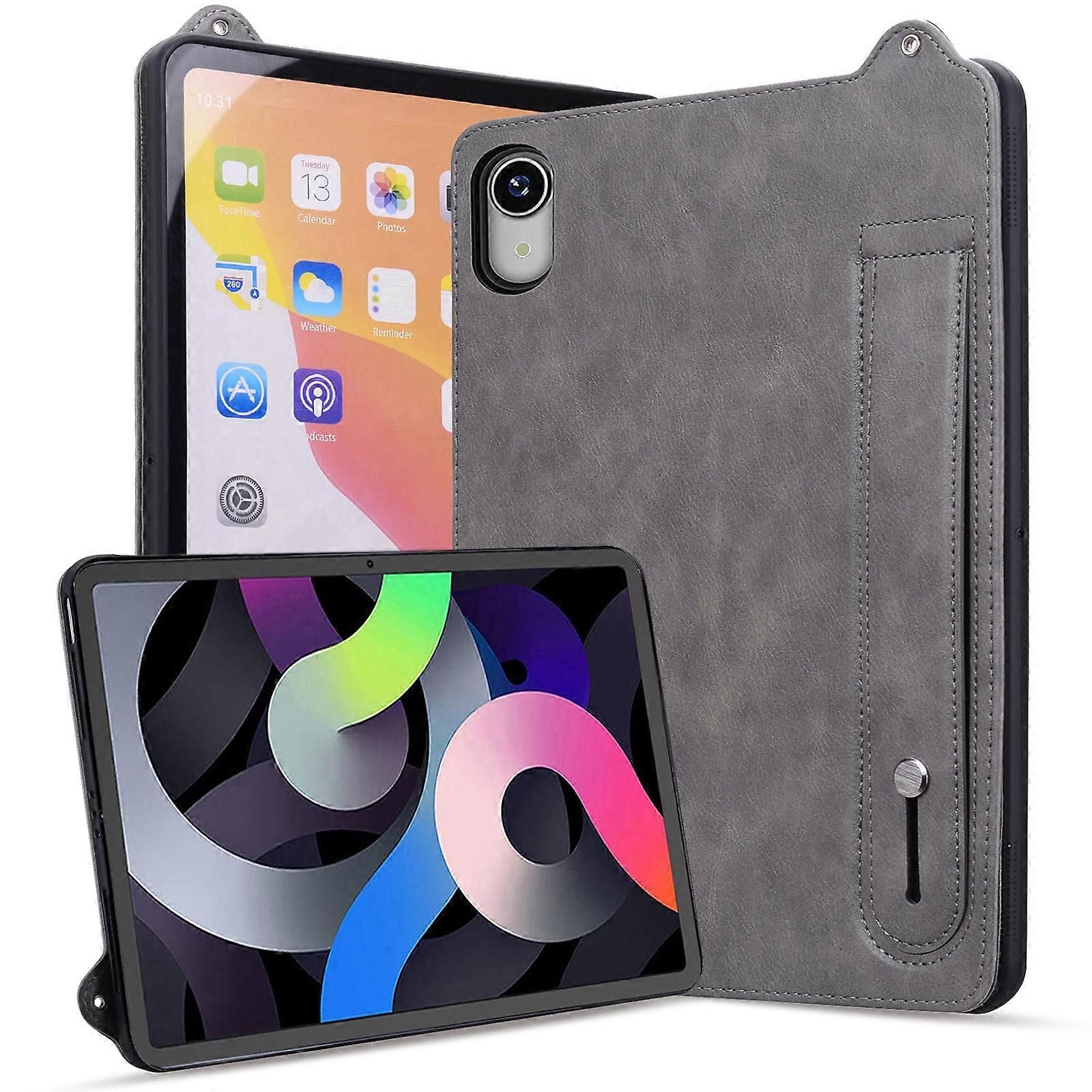 Kickstand Leather Case with Hand Strap for Lenovo Tab P11