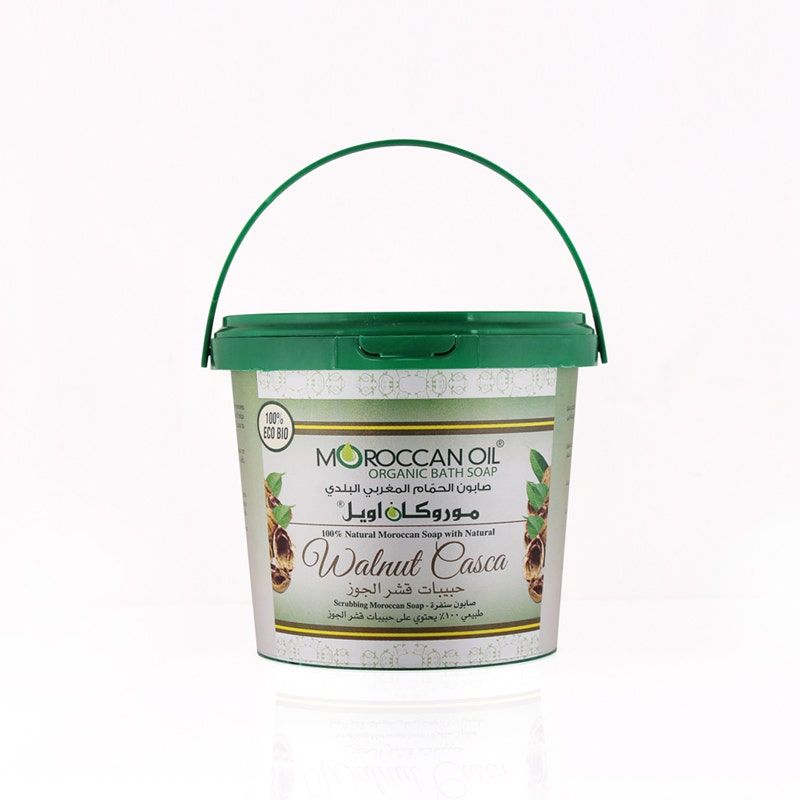 Moroccan Oil Organic Bath Soap Bucket, Walnut Casca, 850ml