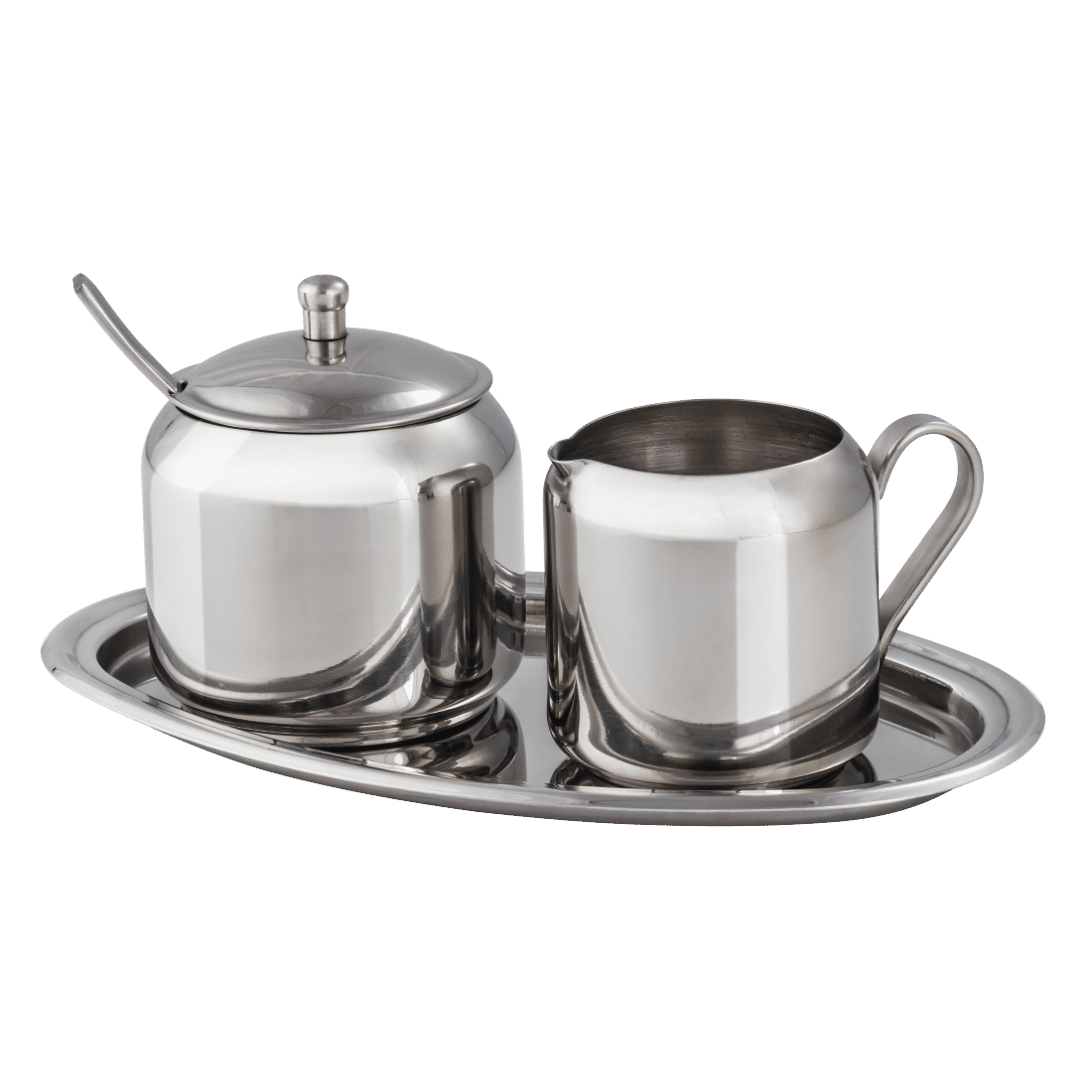 XAVAX 111217 Milk and Sugar Set, made of stainless steel, 3 parts