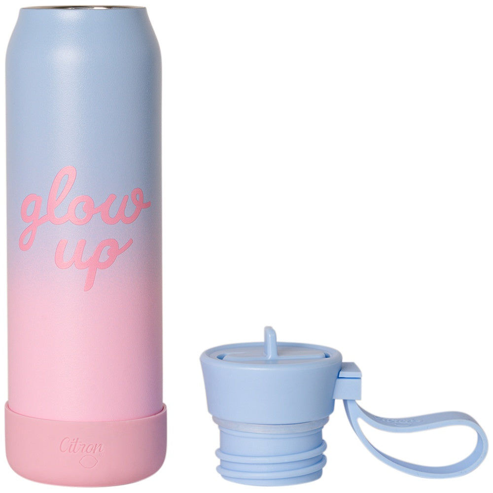 Citron Stainless Steel Water Bottle 350ml - Blue Pink Glowup