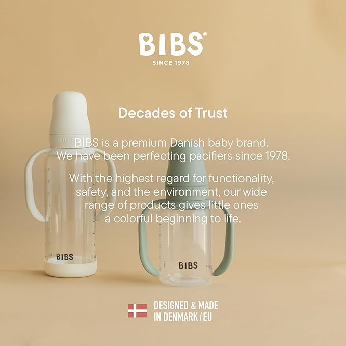 BIBS Baby Bottle Handle Blush