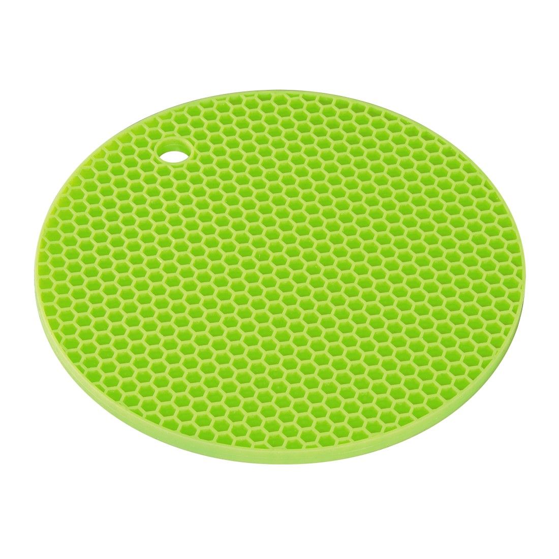 XAVAX 111527 Silicone Pot Coaster, green/violet, 2 pieces
