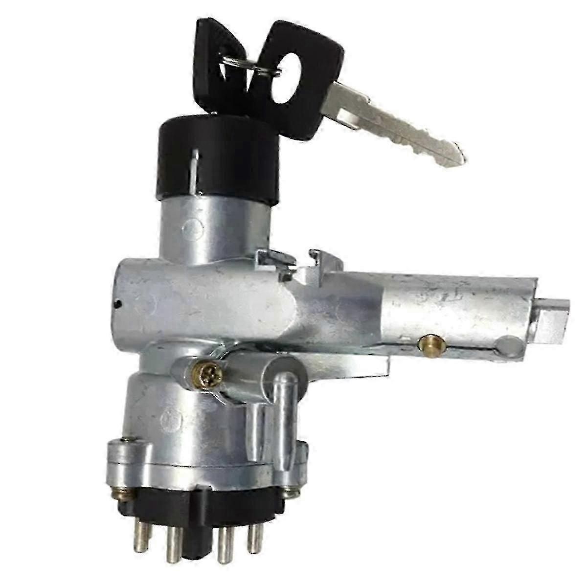 Ignition Lock Cylinder with Key Compatible with Mercedes-Benz Trucks