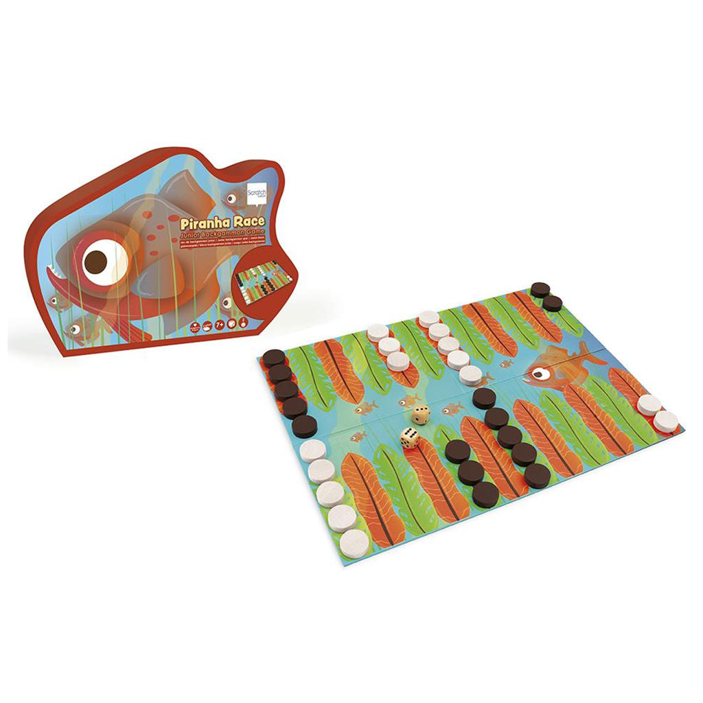 Piranha Race - Junior Backgammon Game