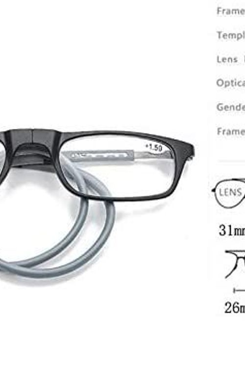Magnetic Reading Glasses Tr90 Foldable Hanging Neck Glasses For Men Women