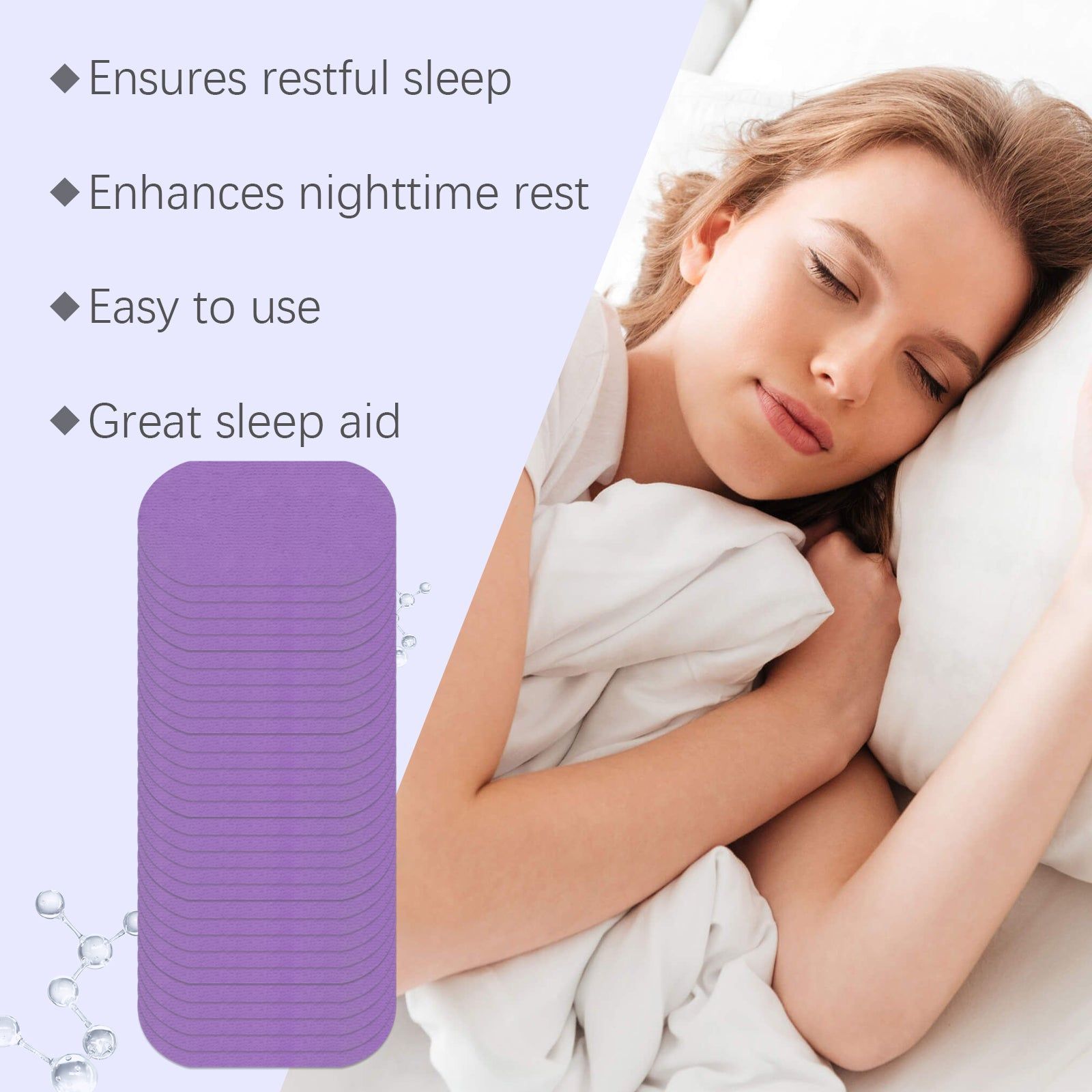 Anti-Snoring Sleep Patch, Sleep Care, Quiet Night Rest, Snoring Relief ,30 pieces