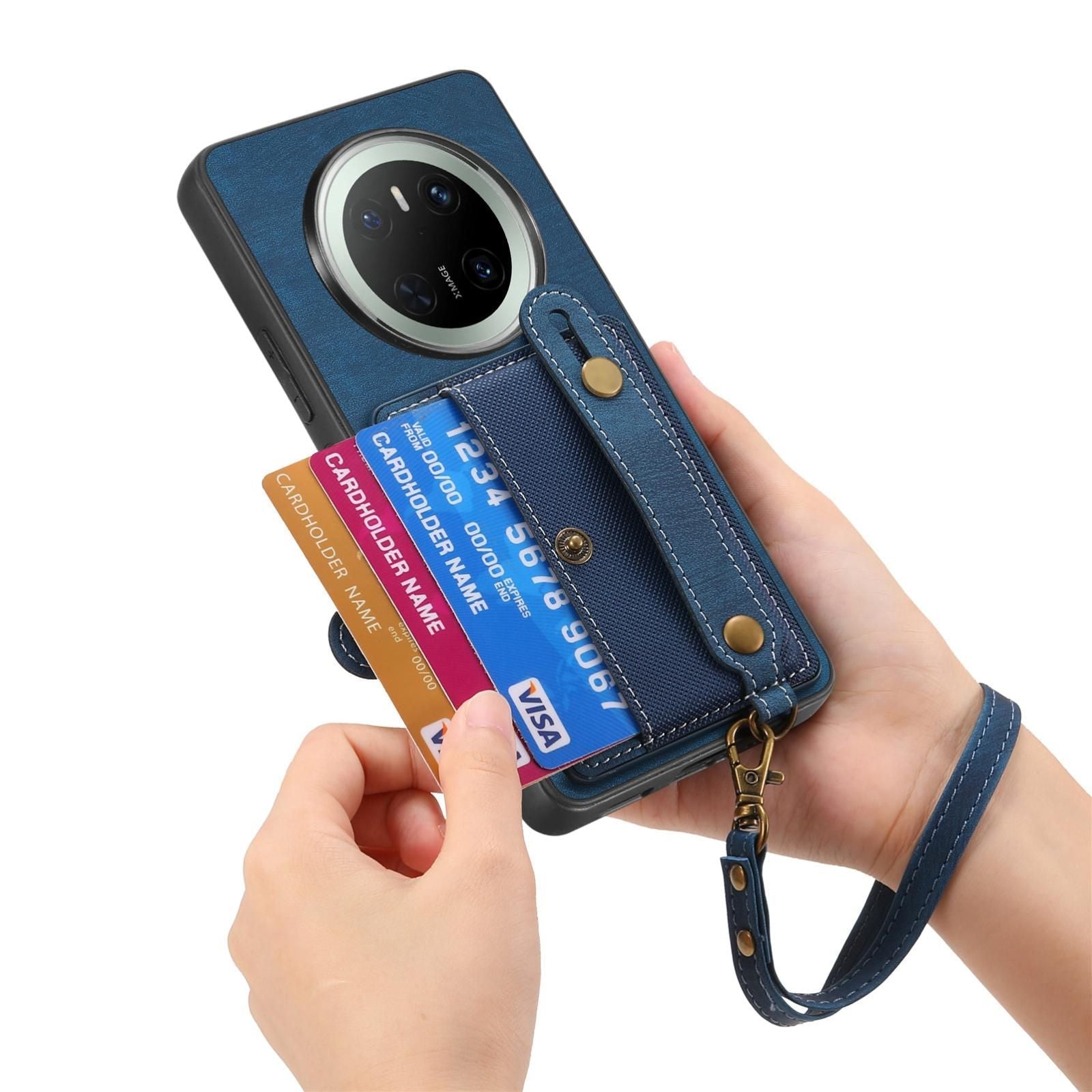 Retro Card Wallet Case For Huawei Mate 70