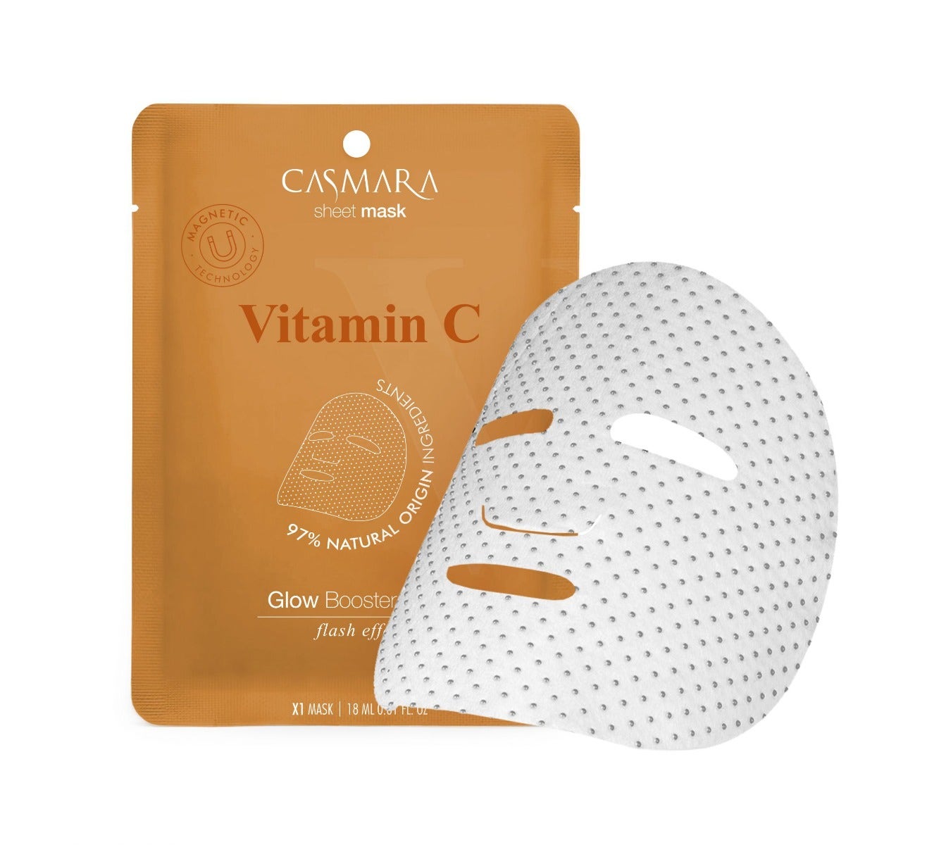Casmara Glow Booster Face Mask, Vitamin C, 18ml