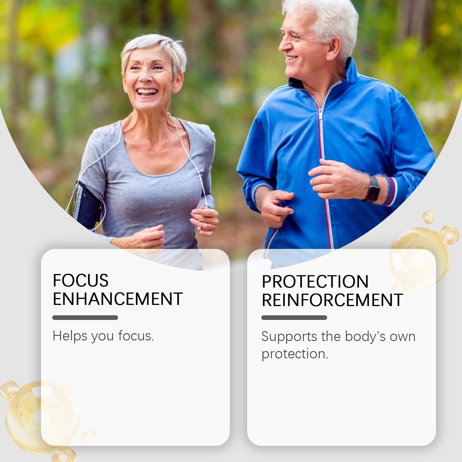 Boost Focus and Energy with Mushroom Capsules, Enhance Body Care Naturally ,60pcs