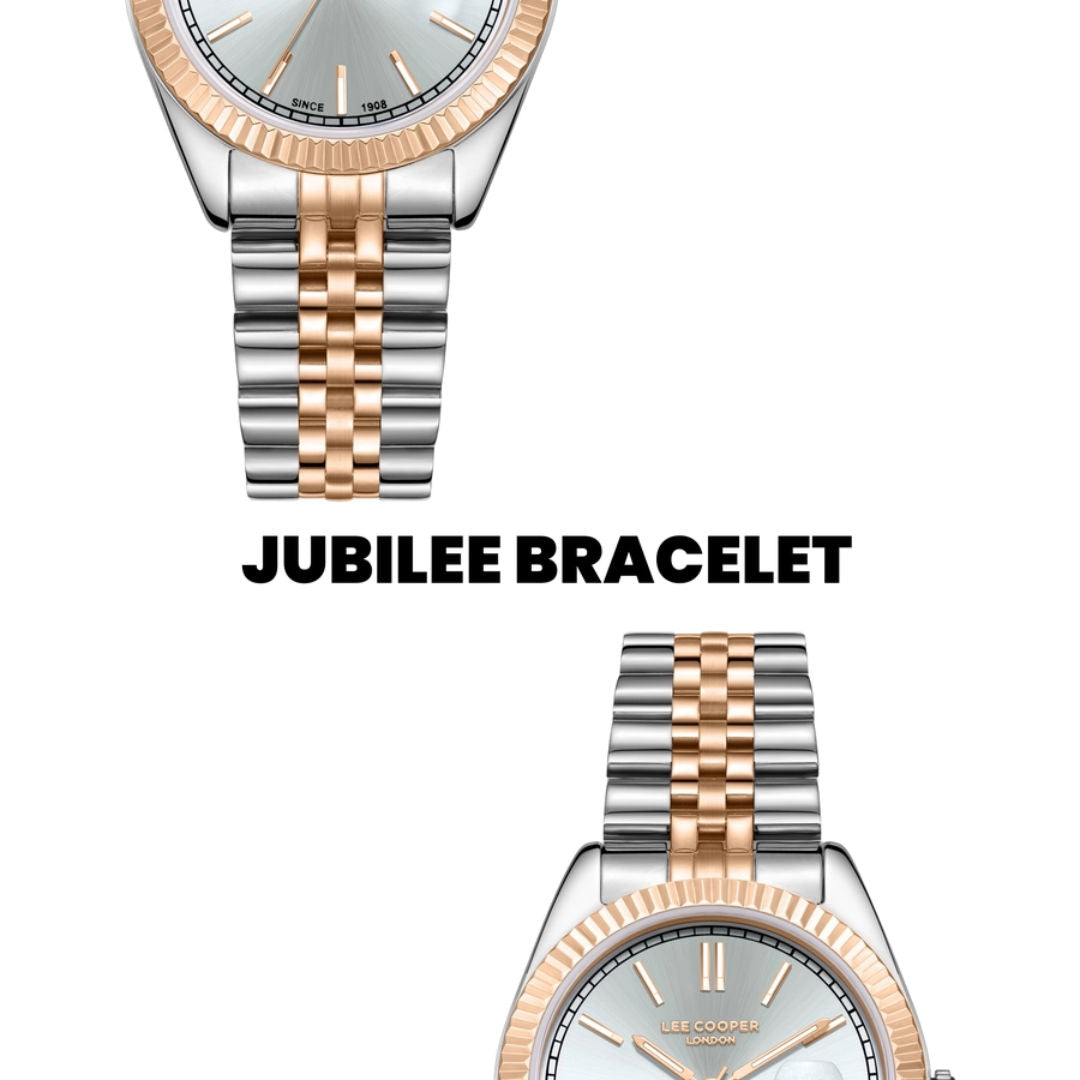 Lee Cooper Women's Silver Dial Watch, LC08210.530