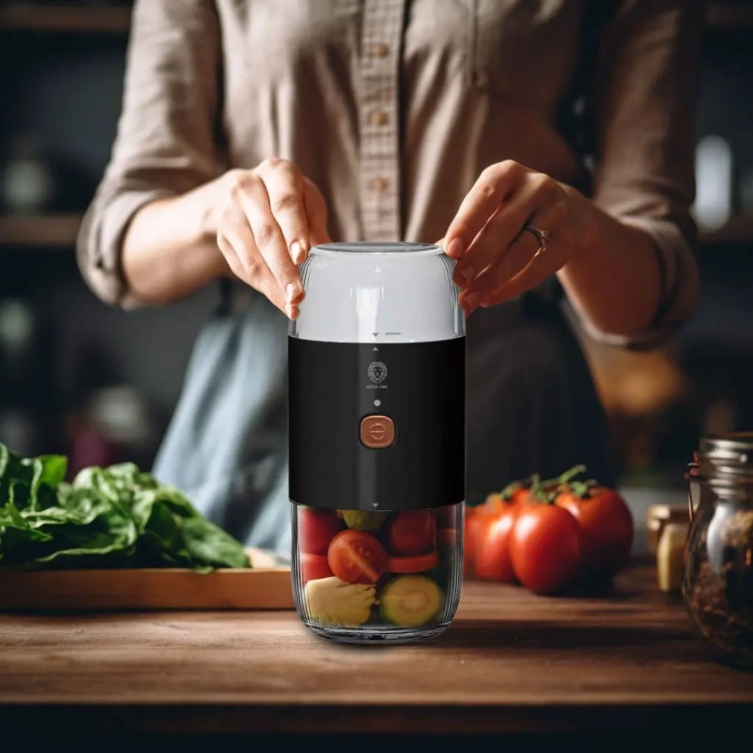 Green Lion Portable Grinder & Chopper, Multi-Function Food Processor, Black