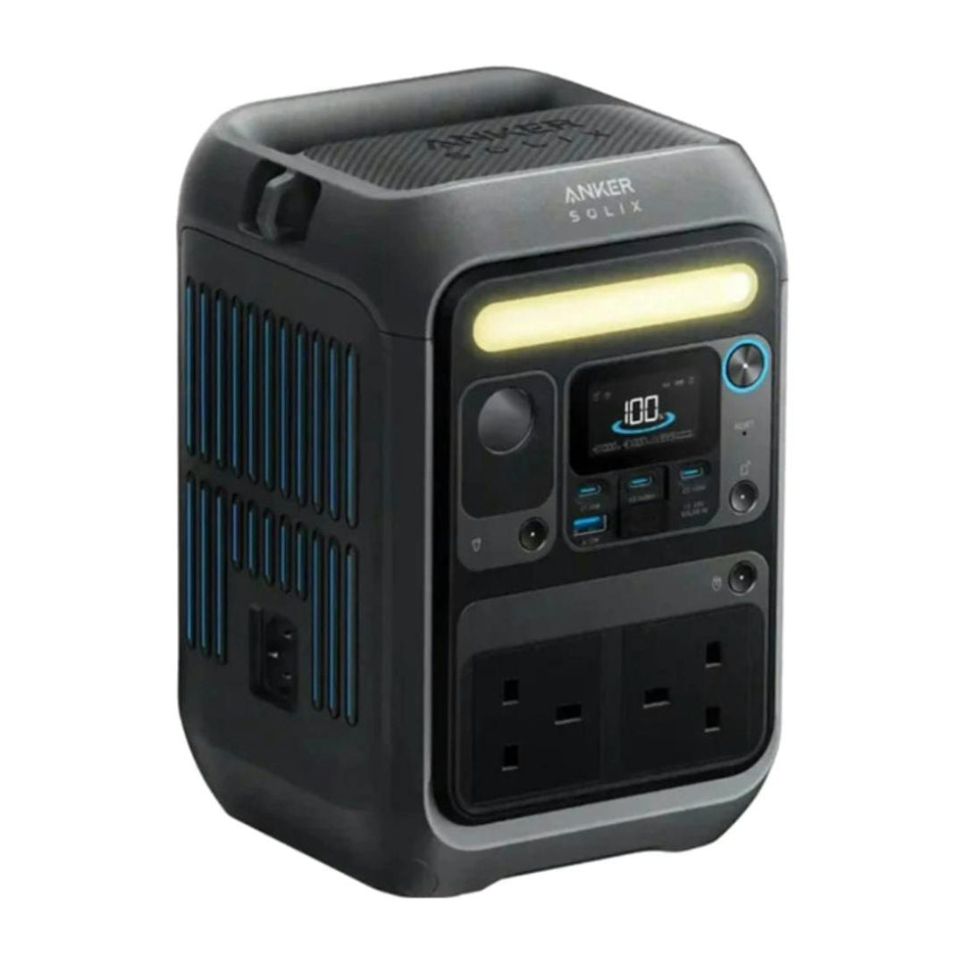 Anker SOLIX C300X Portable Power Station, 300W, 600W Peak, Solar Ready, Fast Recharge