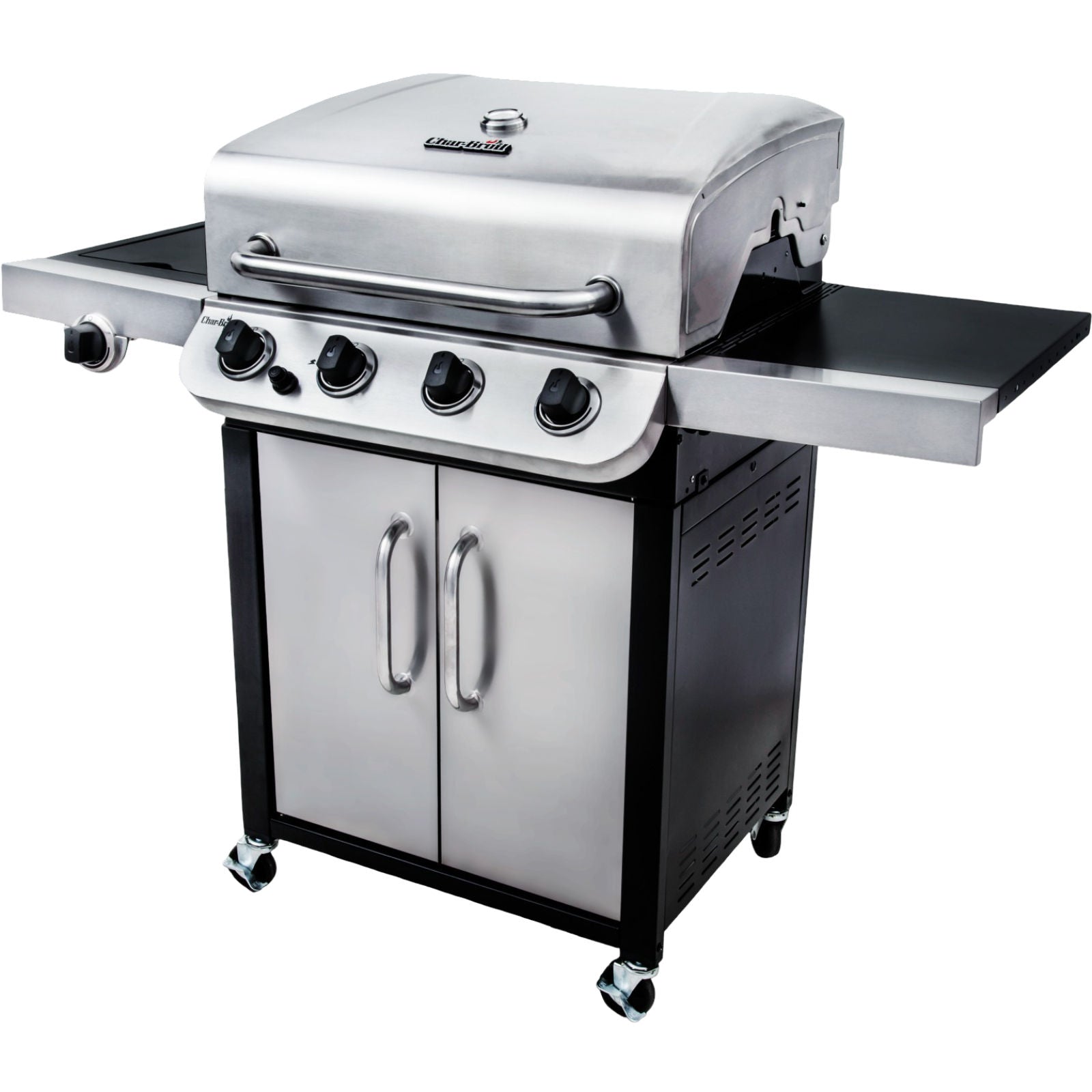 Char‑Broil Convective 440 S Gas Grill, 4‑Burner Convection Grill with Side Burner, 30 mbar, 140846