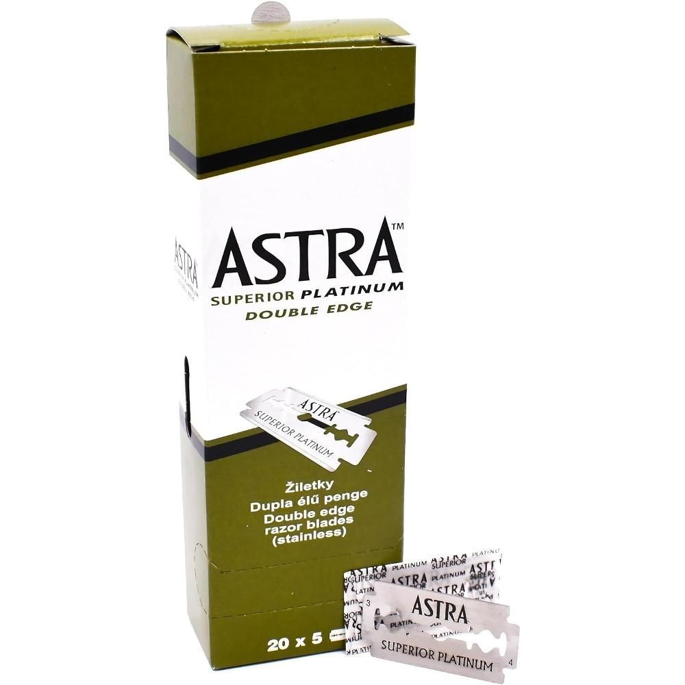 Astra Professional Superior Platinum Double-Sided Razor 5x20 Pcs