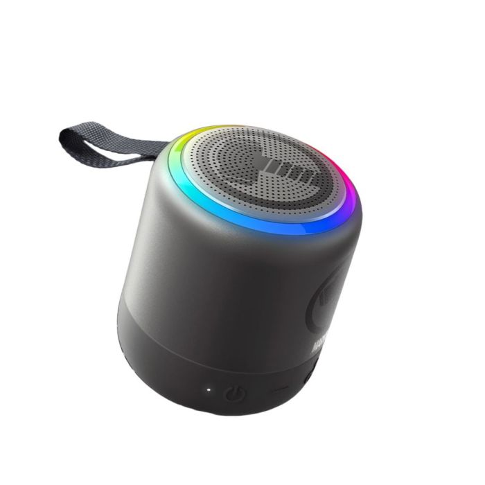 Anker Soundcore Mini 3 Pro Portable Bluetooth Speaker, 360° Sound, LED Lights, IPX7, 15H Playtime, Black