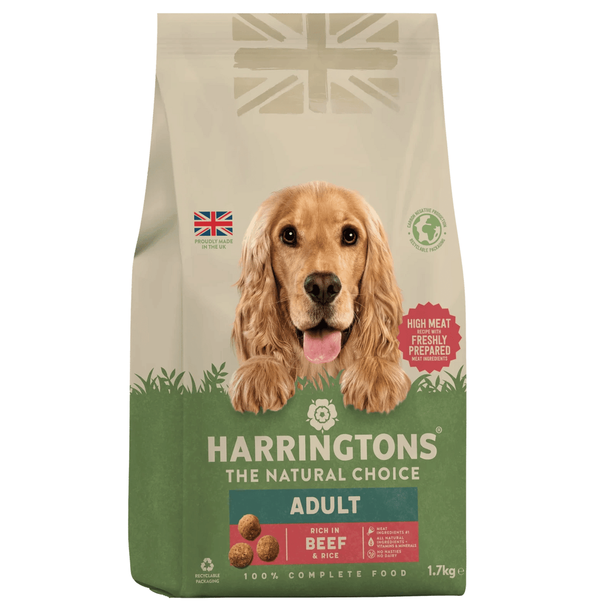 Complete Beef Adult Dry Dog Food -  1.7kg