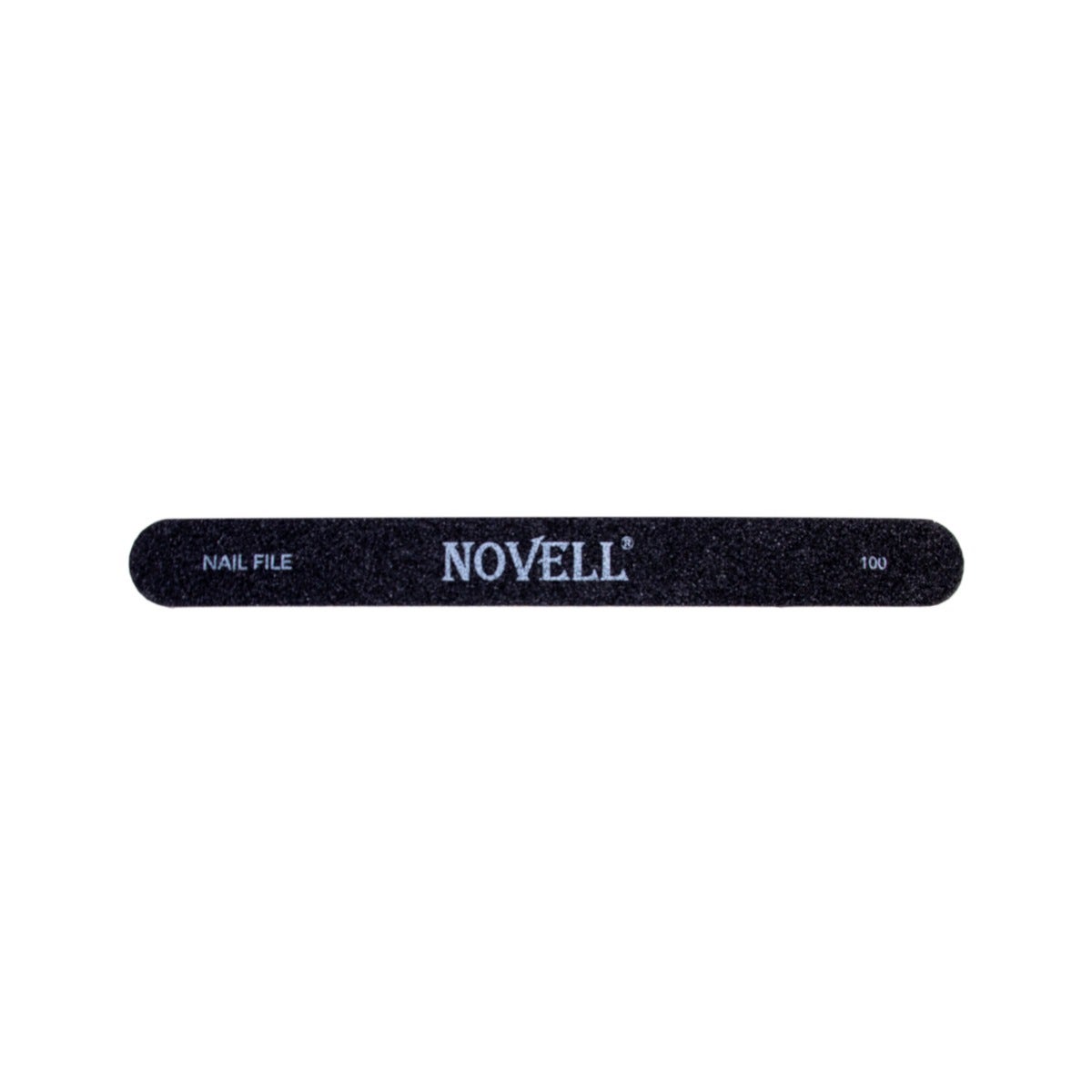Novell Emery Board Nail File 7", Black, Grit 100/180