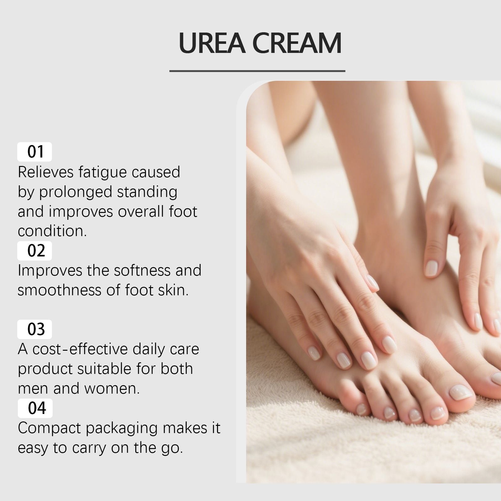 Plant Extract Foot Cream Hydrating Repair for Dry Feet 100g