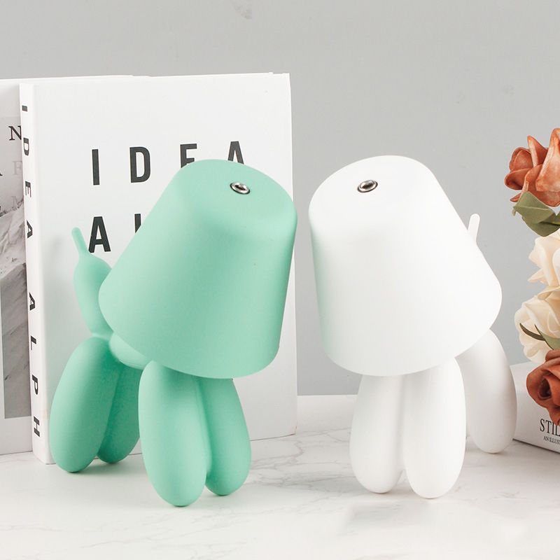 Creative Dog USB Rechargeable Table Night Light Black