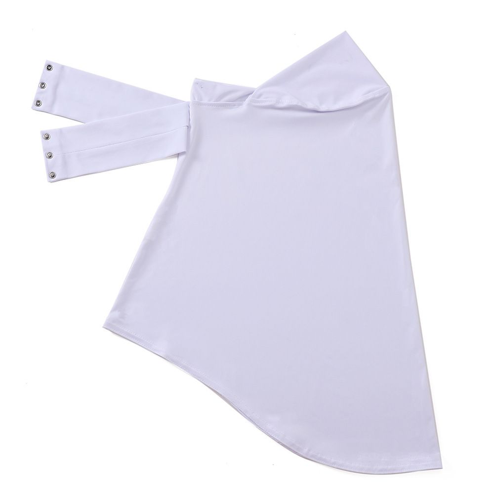 Integrated Stretch Hijab Scarf with Neck Cover for Women