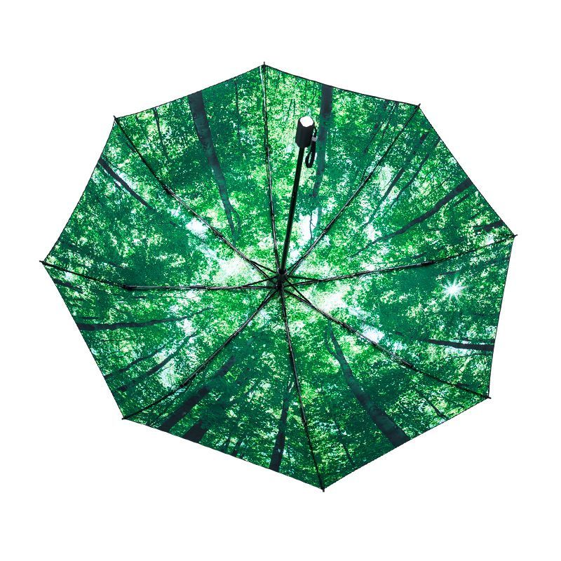 Print Folding Umbrella Anti UV Umbrella Portable Outdoor Travel Umbrella