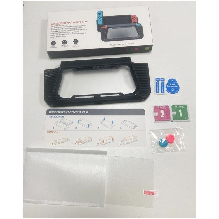 Game Cover Case TPU Screen Protector Shell For Nintendo Switch