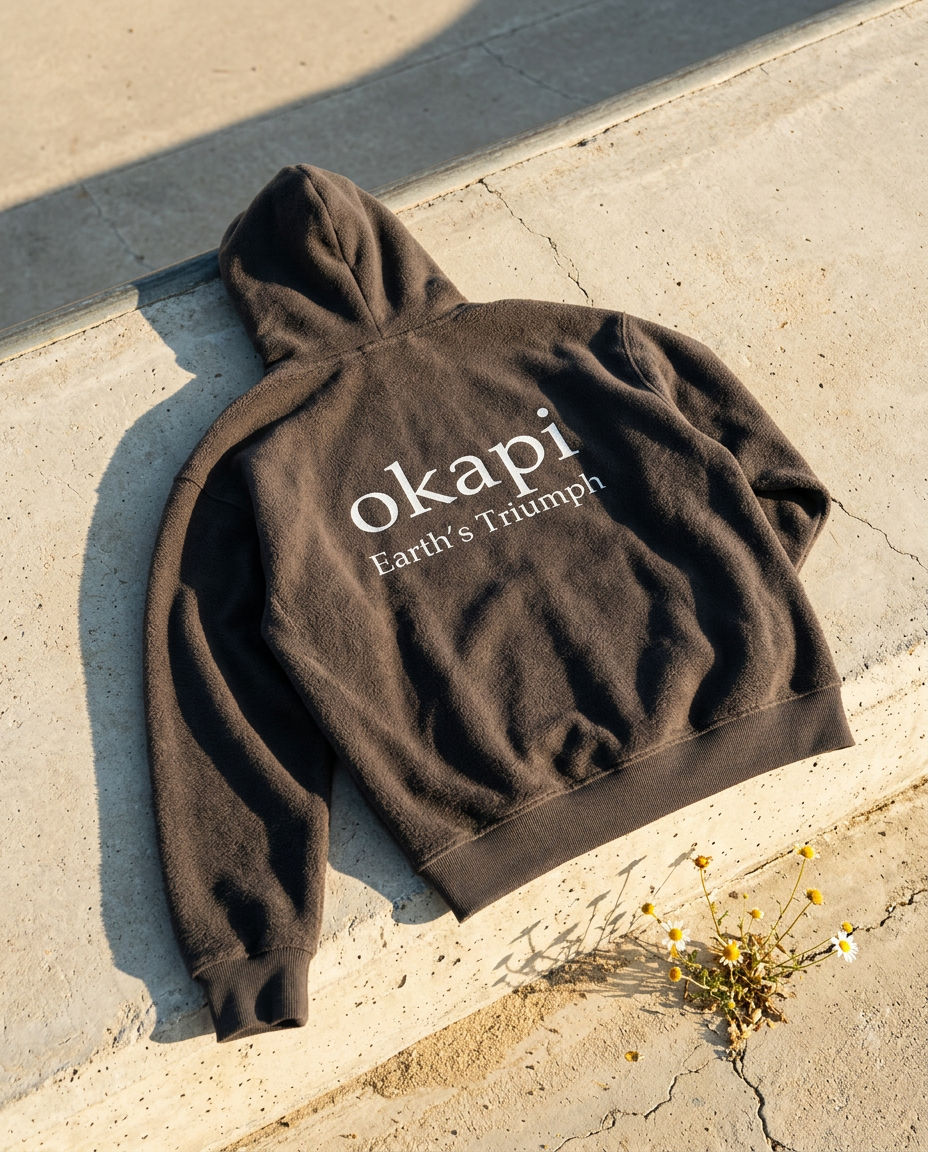 Okapi Dark Grey Canopy Hoodie