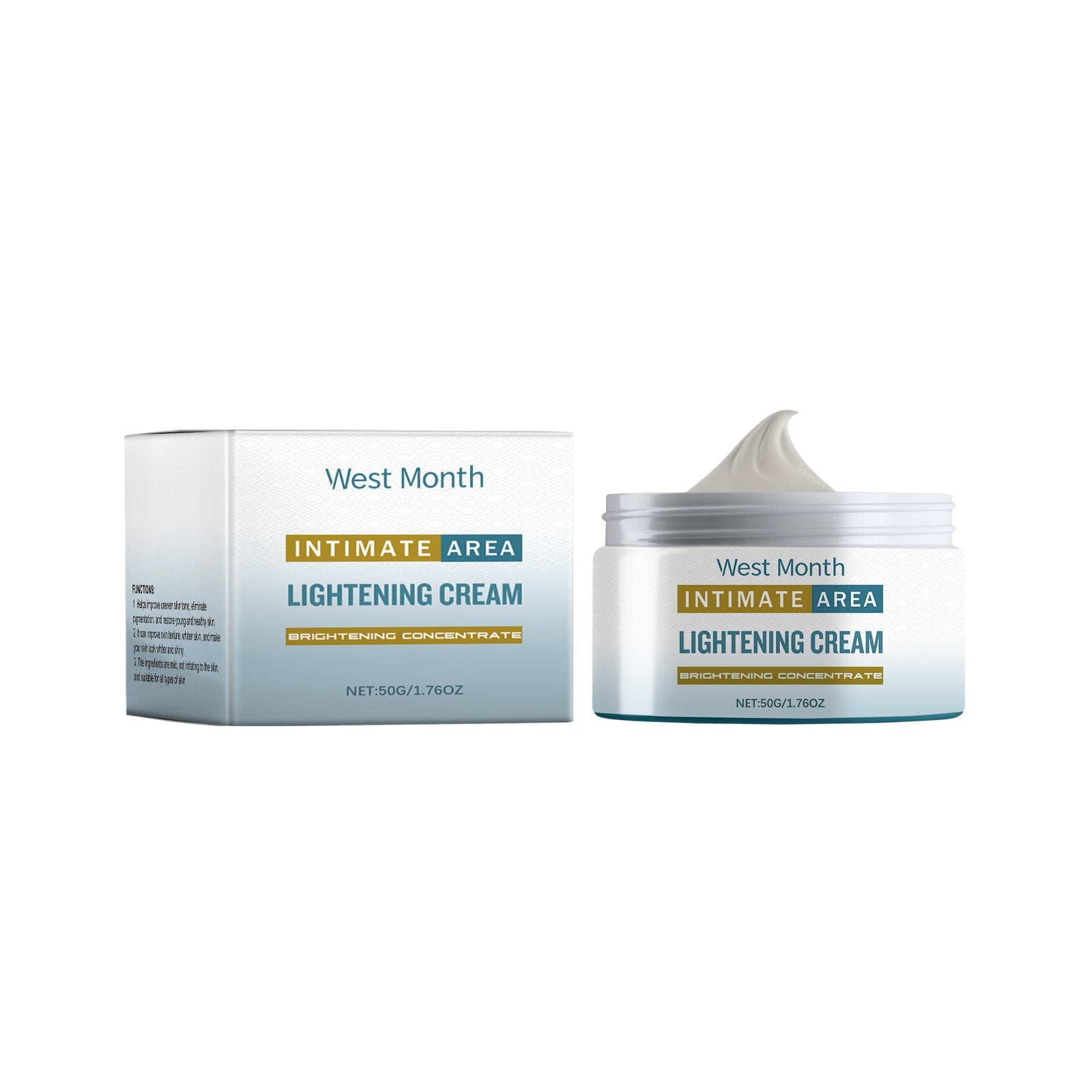 Body Care Cream for Skin Brightening and Firming, Moisturizing, Pigmentation Removal ,50g