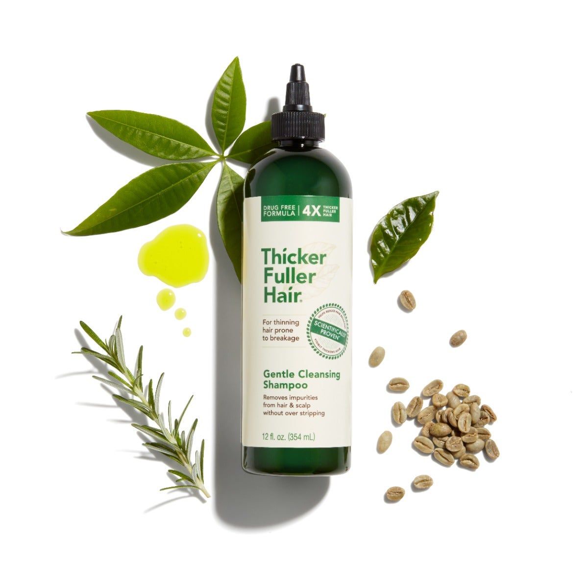 Thicker Fuller Hair TFH Gentle Cleansing Shampoo, 354ml