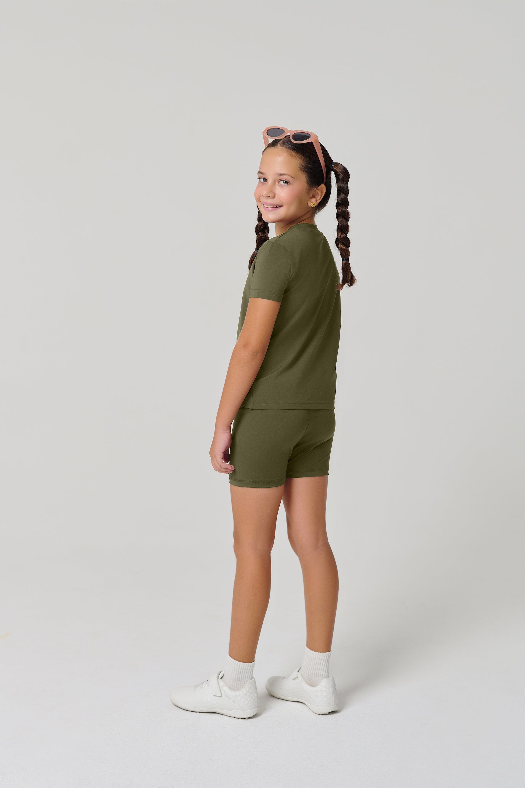 شورتات ركوب الدراجات "MULU Classic" للأطفال - أخضر