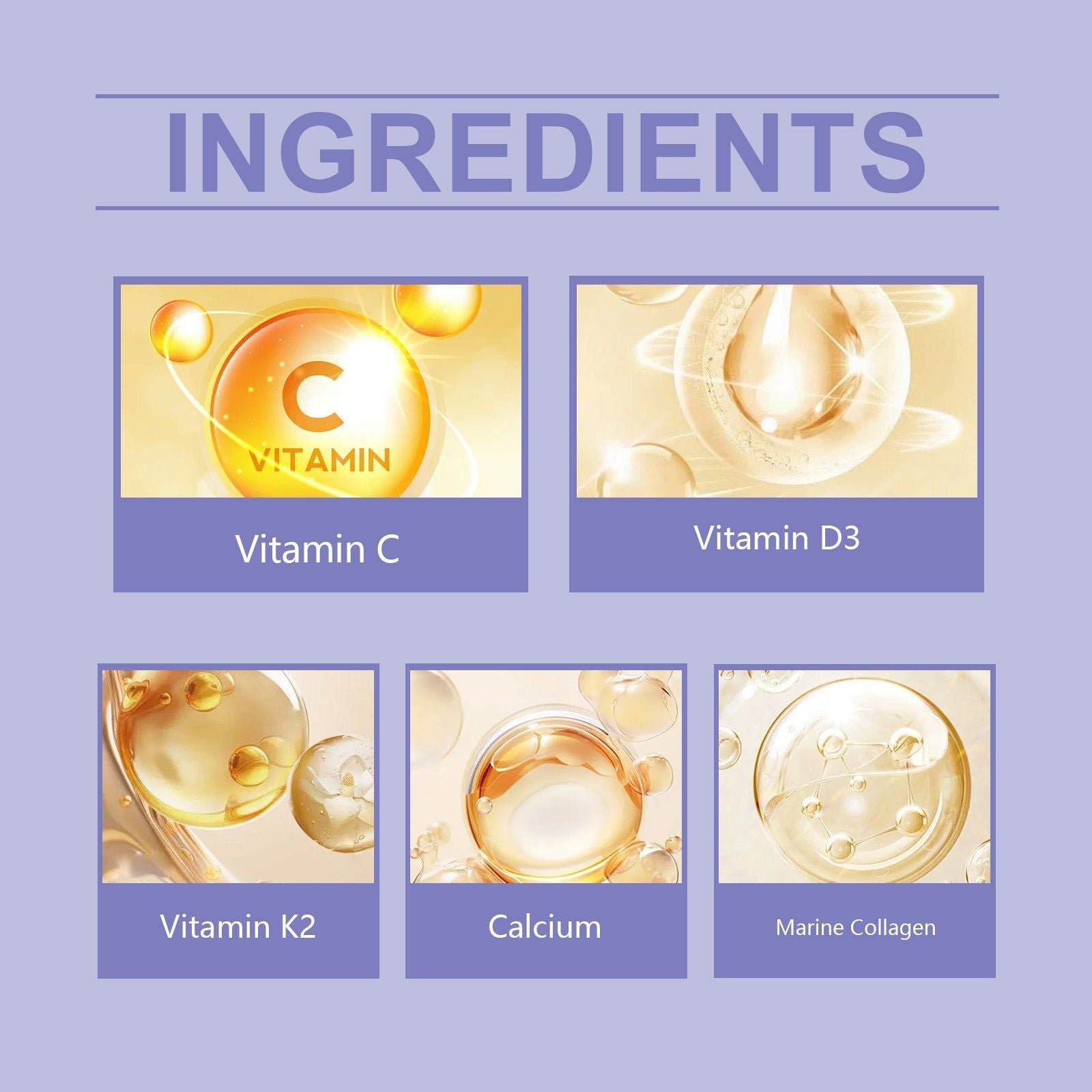 Boost Joint Vitality with Collagen Capsules, Rich in Vitamins, Supports Bone Health ,60pcs