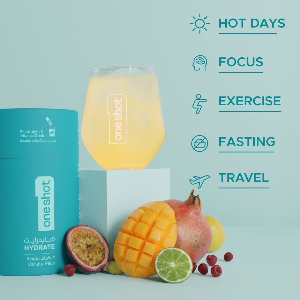 OneShot Hydrate (حزمة اكتشاف، 30 عصا) عصي ترطيب