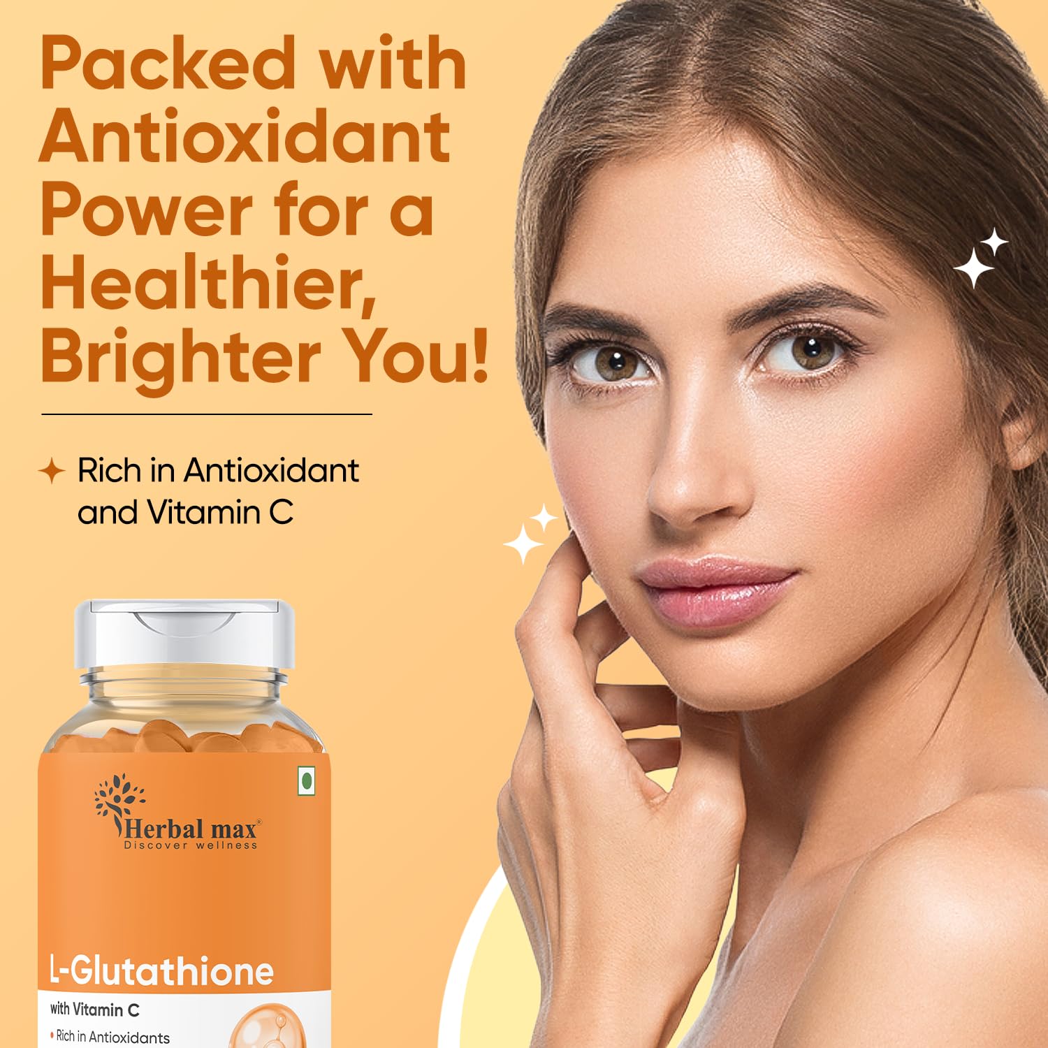 herbalmax glutathione Glowing skin isnt just about what you apply its what you consume! , Youve probably heard of Glutathioneits the buzzword for brighter, even-toned skin. Its a powerful antioxidant that fights L-Glutathione 500mg with Vitamin C