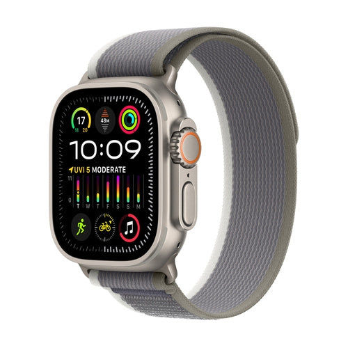 Ultra 2 GPS + Cellular, 49mm Titanium Trail Loop S/M