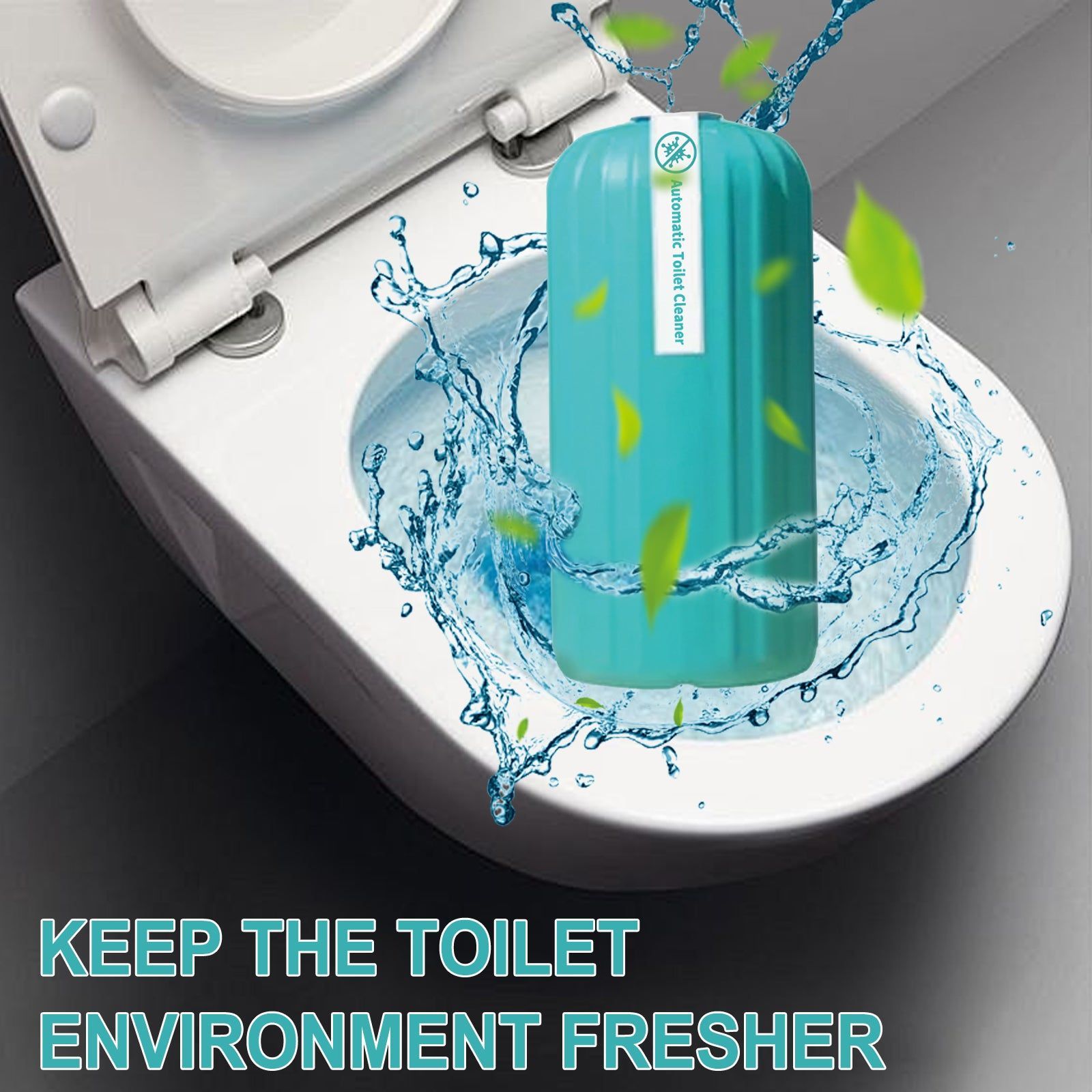 Automatic Toilet Cleaner, Fresh Odor Removal, Deep Stain & Dirt Cleaning, Easy Self-Cleaning Solution ,120g