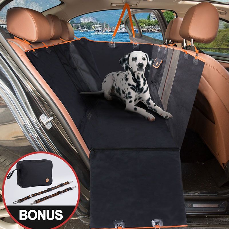 Dog Car Seat Cover Car Rear Back Seat Mat Hammock Cushion Protector Waterproof Mat Pet Blanket