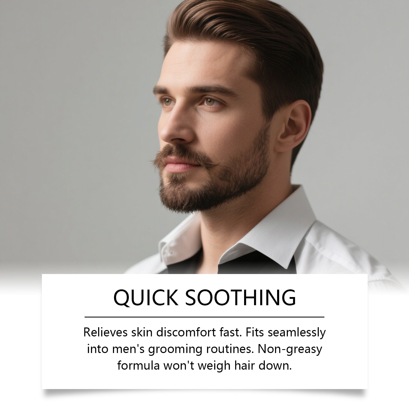 Beard Care Cream, Nourishing, Soothing, Promotes Growth, Gentle, Refreshing Texture ,114g