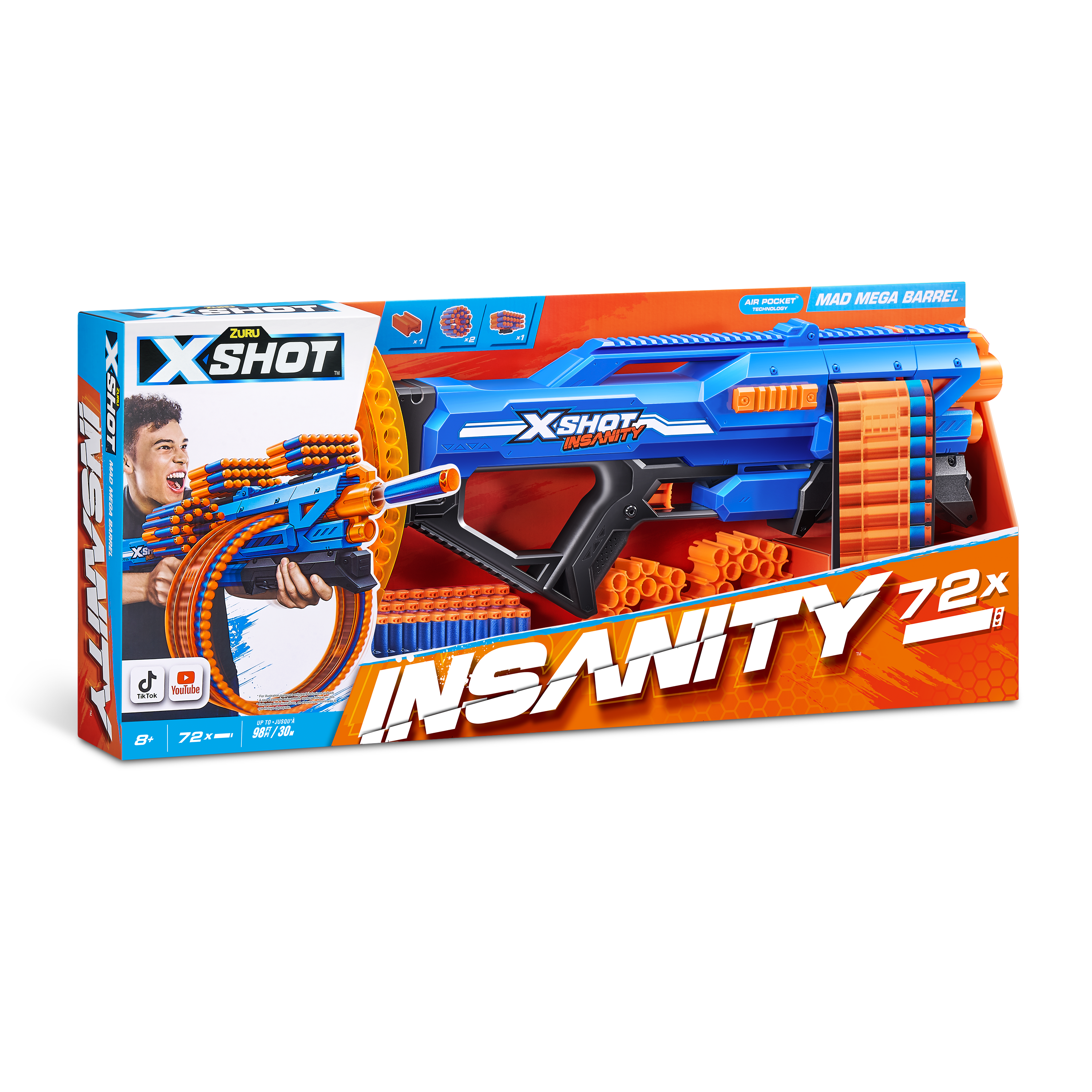 X-Shot Insanity Mad Mega Barrel