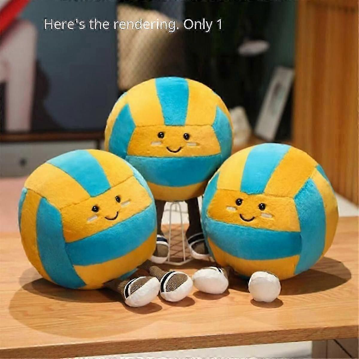 Cute Volleyball Pillow, Doll,soft Sports Pillow, Fun Plush Volleyball, Gift, Decoration