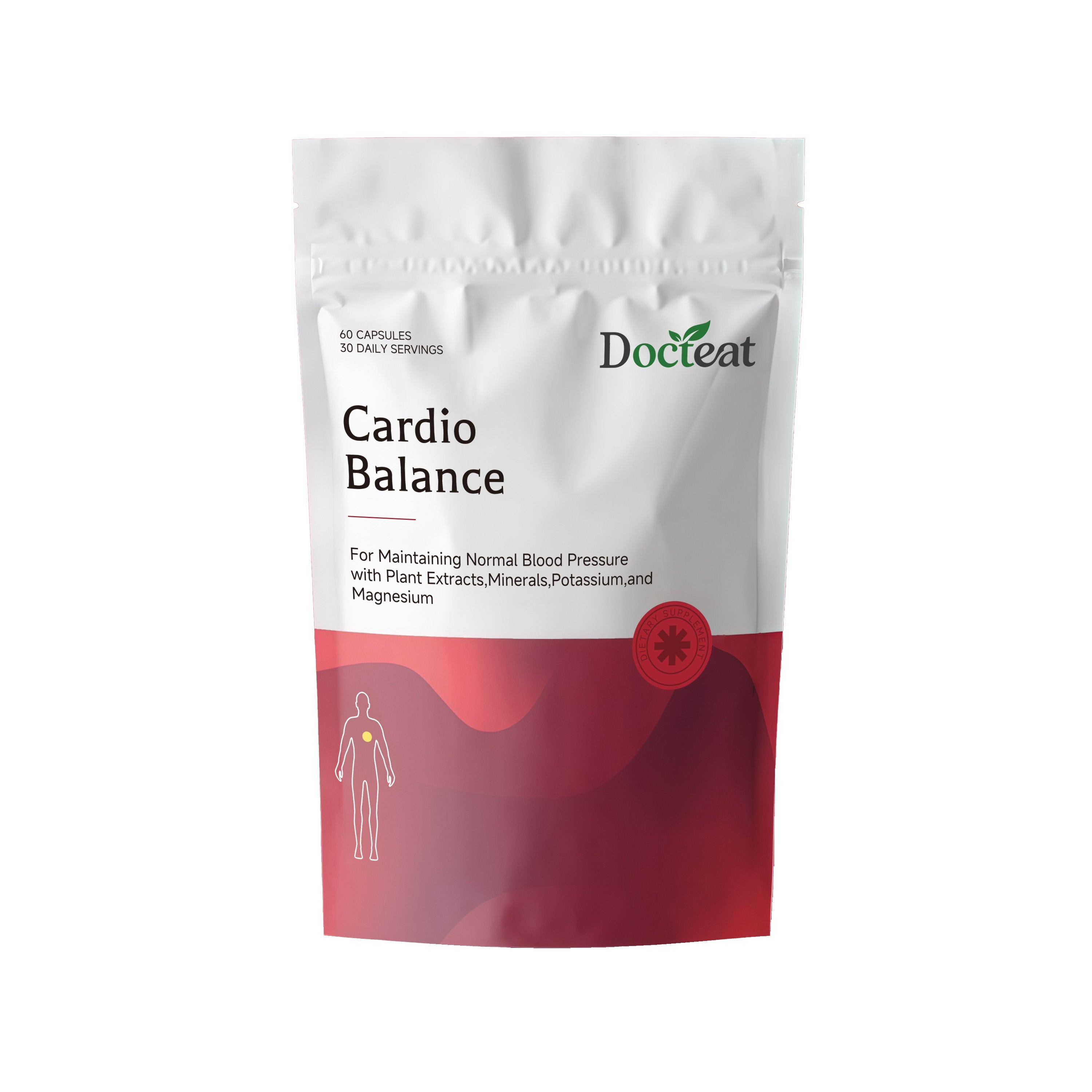 Balance Capsules for Blood Pressure and Cholesterol, Dietary Supplement, Daily Wellness ,60capsules
