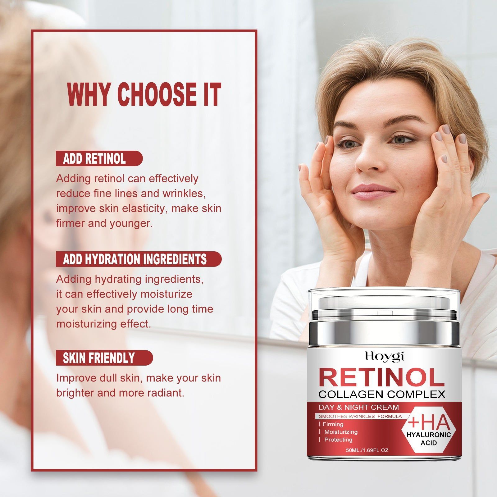 Revitalize Skin with Our Best Anti-Aging Face Cream, Reduces Wrinkles, Firms, Moisturizes ,50ml