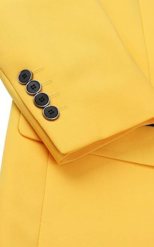 Men's 2 Piece Suit Shawl Lapel Tuxedo One Button Solid Slim Fit Blazer Jacket