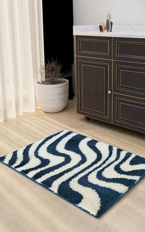 AIESY® Beautiful Microfiber Non Slip Bath Mat for Bathroom