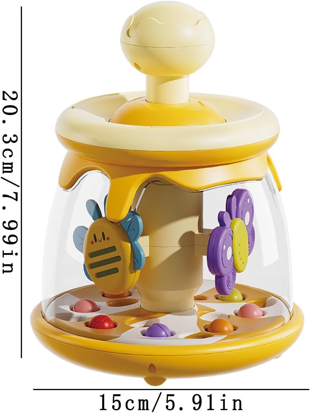Baby Press Carousel Toy Lightweight Early Education Toy for 6 12 Months Kids