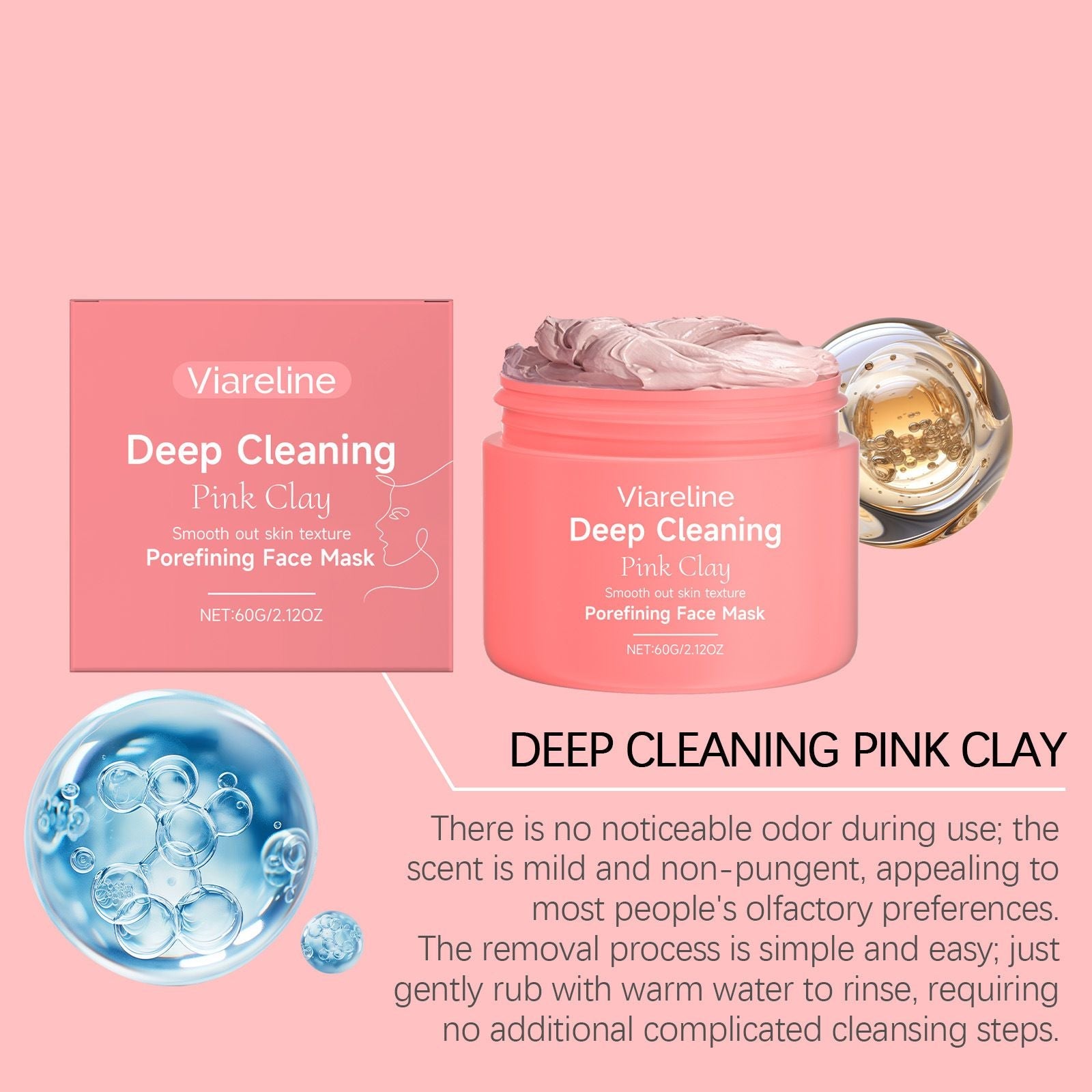 Deep Cleansing Clay Mask Pore Purifying 60g