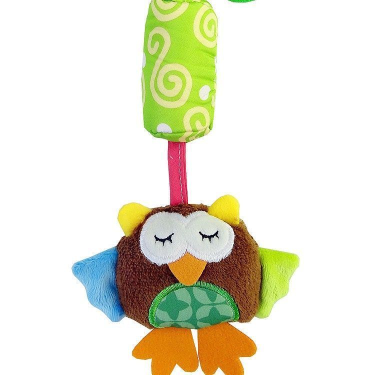4 Pcs Baby Hanging Rattles Toys Newborn Crib Toys Car Seat Stroller Toys