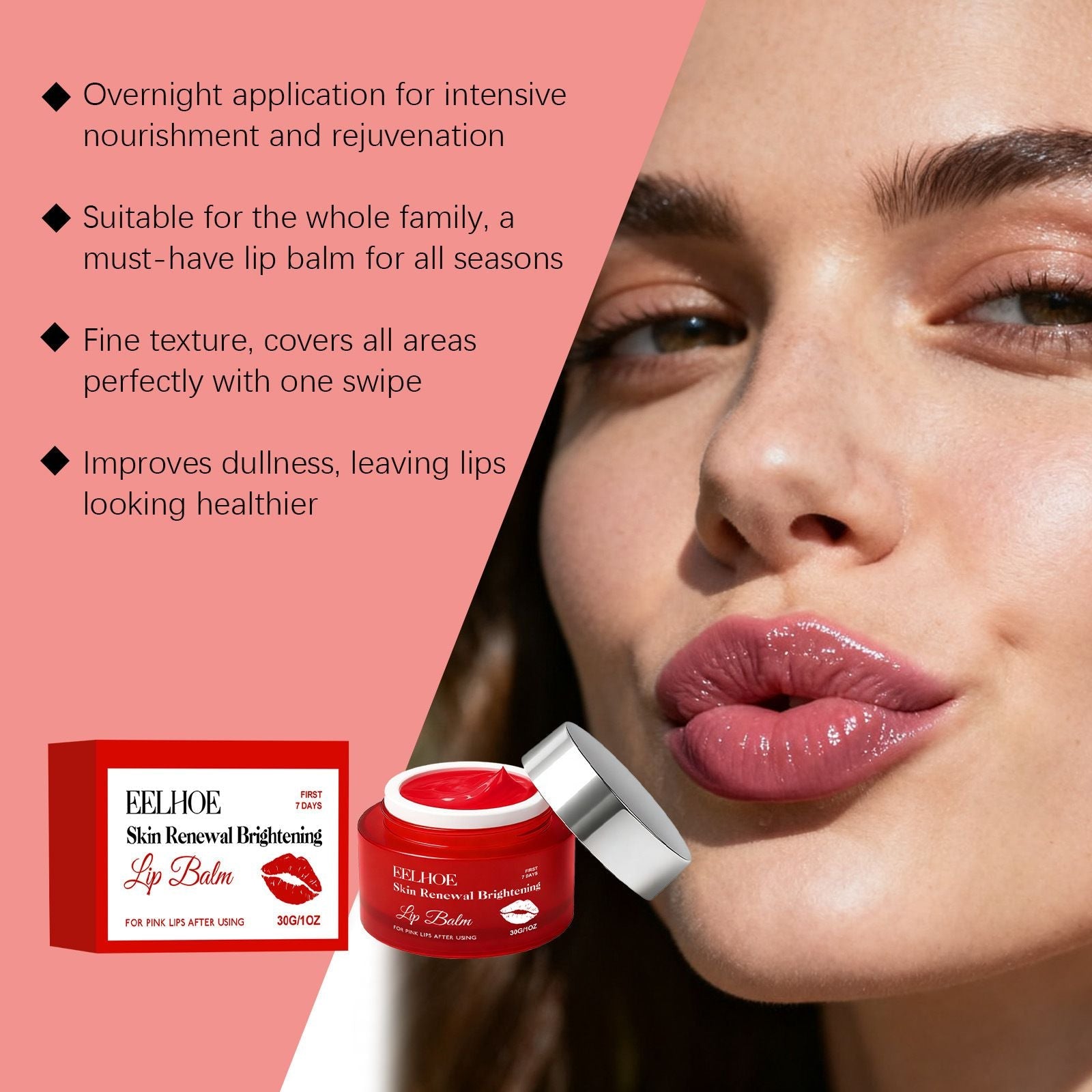 30g Moisturizing Lip Balm with Smooth and Gloss Finish