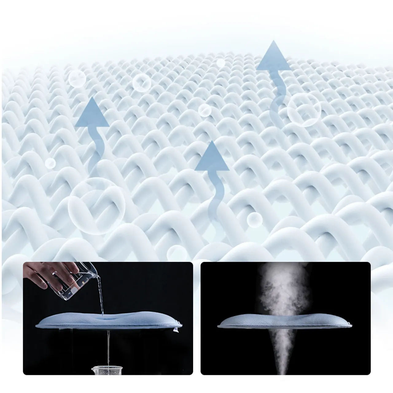 Sunveno - وسادة دوبونت لتشكيل رأس الرضع - أبيض