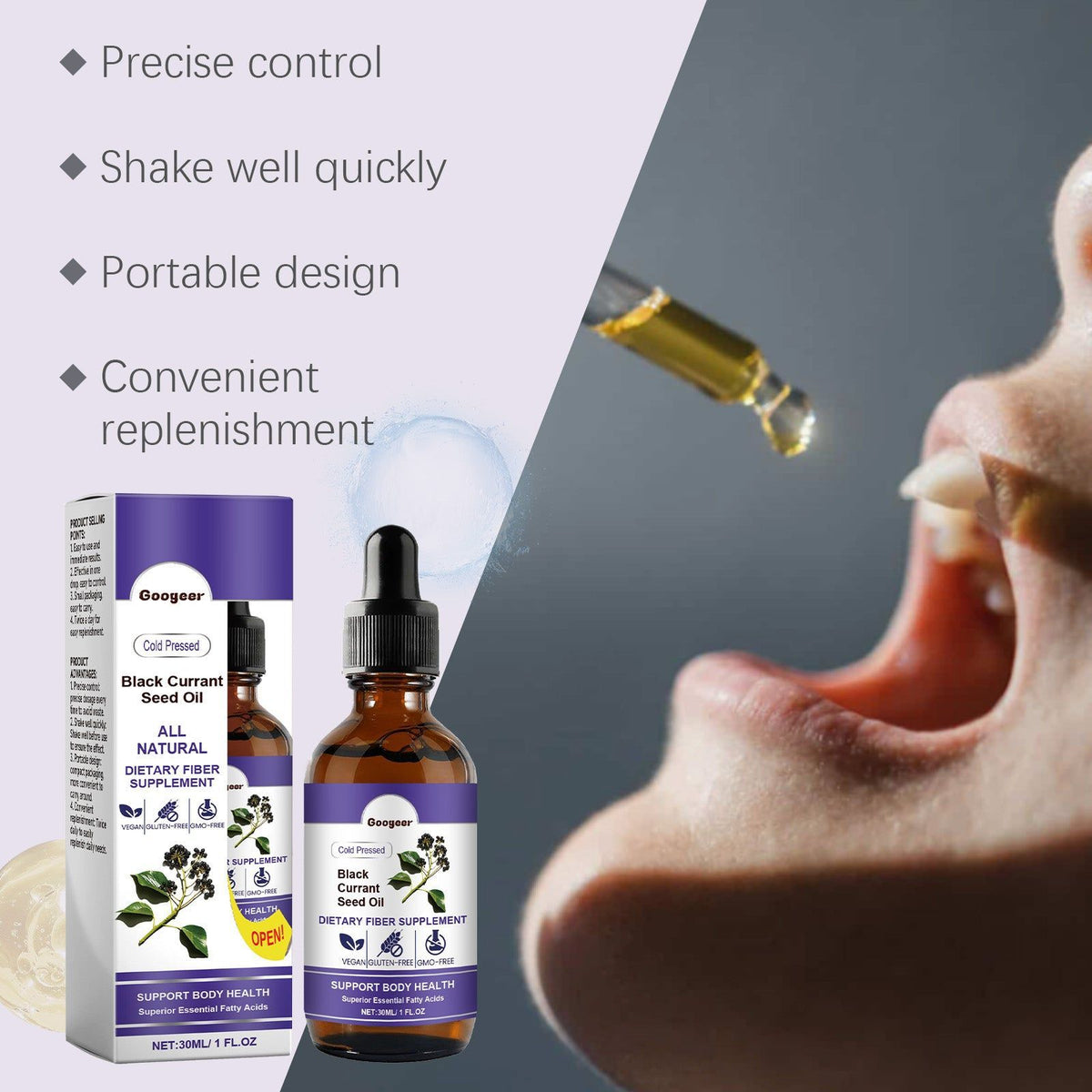 Boost Your Body Care with Natural Dietary Fiber Supplement, Improve Fitness and Wellness ,30ml